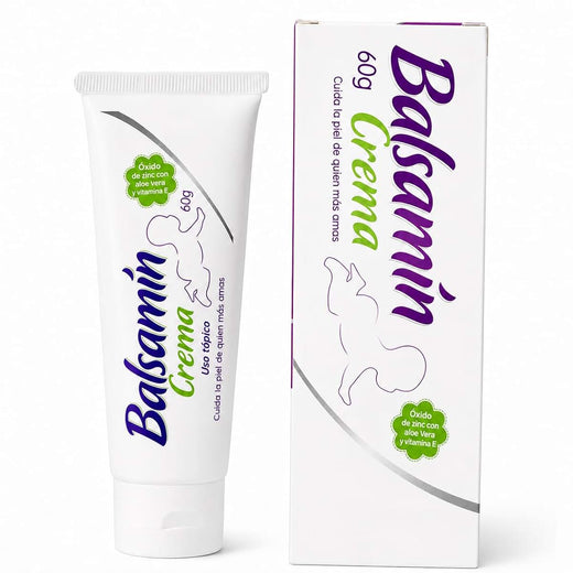 Balsamin Baby Diaper Rash Cream with Zinc Oxide, Daily Barrier Cream for Sensitive Skin, 60g