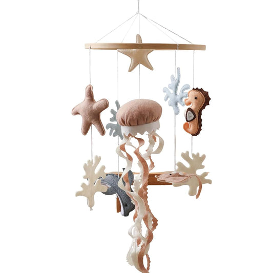MHADBKH Crib Mobile, Ocean Nursery Ceiling Decor Handmade Gifts for Birthday