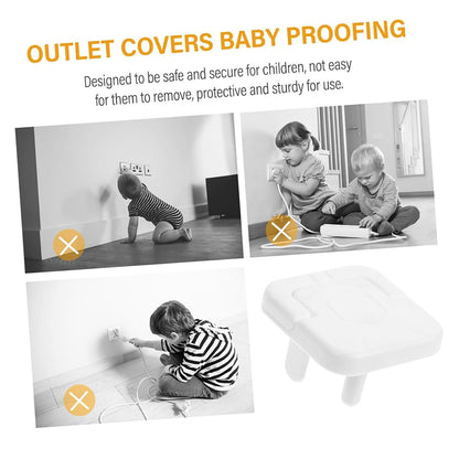 Dechous 15pcs Childproof Electric Outlet Covers for Protection