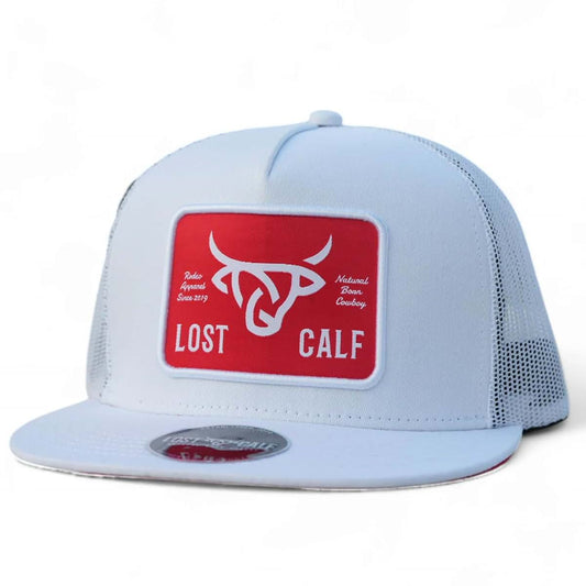 Lost Calf Flat Plate White RED