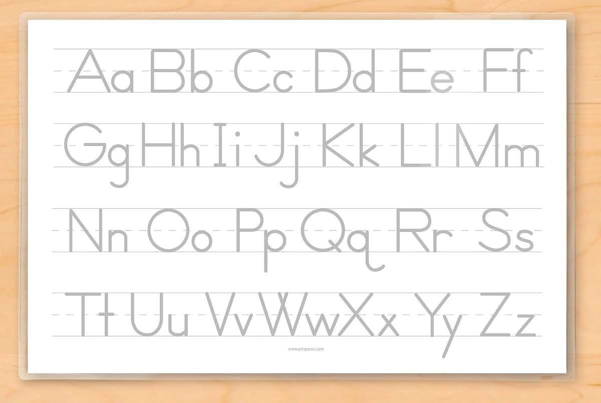 Vehicle Alphabet Personalized Placemat, By Art Appeel, 18" x 12" Inches, Laminated