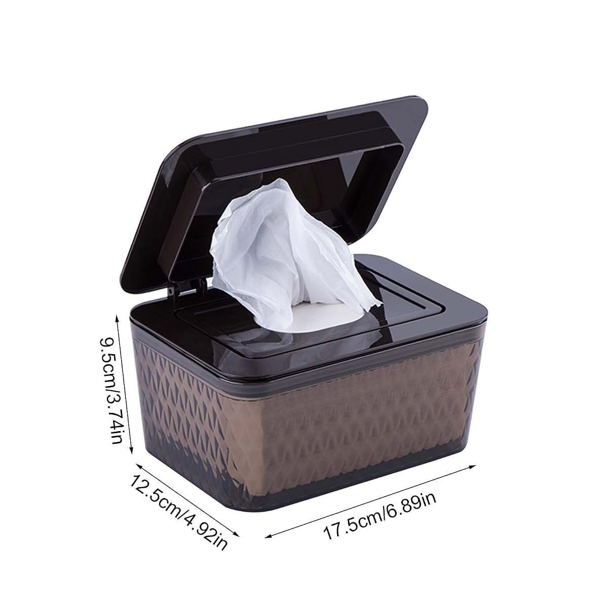 Rhinoon Wipes Dispenser, Brown Seal-Designed Wipe Case (photo 2)