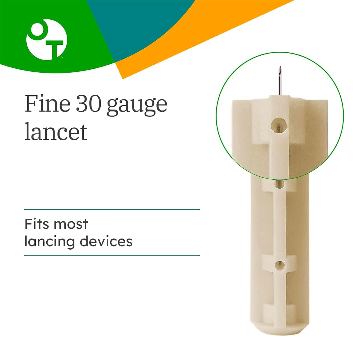 OneTouch Ultra Soft 2 Lancets, 30-Gauge, 100 Count, Twist-Off Cap, Fits Most Lancing Devices