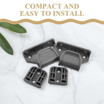 EXAOMBLE Retractable Gate Replacement Hardware Kit with Latches and Brackets