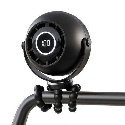 BabyOneStop Portable Stroller Fan With Flexible Tripod And LED Display