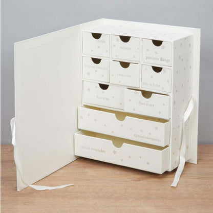 ukgiftstoreonline Baby Compartment Keepsake Box With Icons Gift Twinkle Twinkle Little Star (photo 4)
