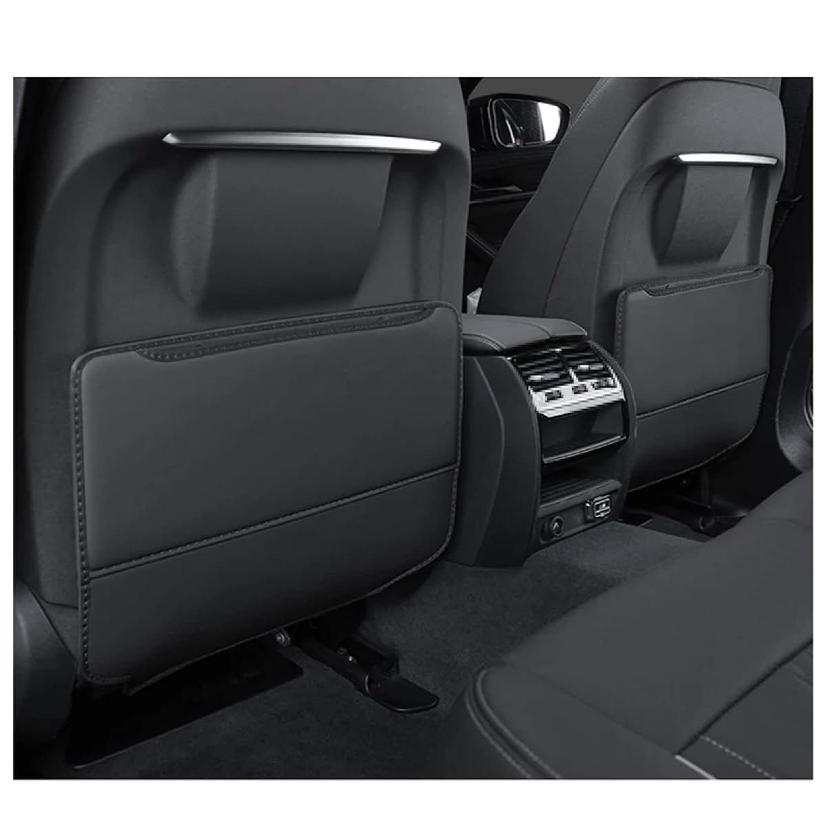 PMKDWTDM Leather Car Kick Mats For Back Seats (photo 2)