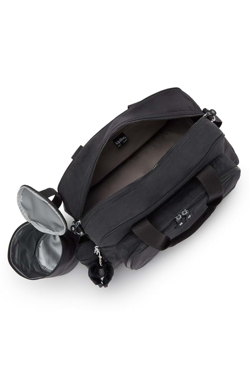 Kipling Camama Large Baby Bag in Black Noir