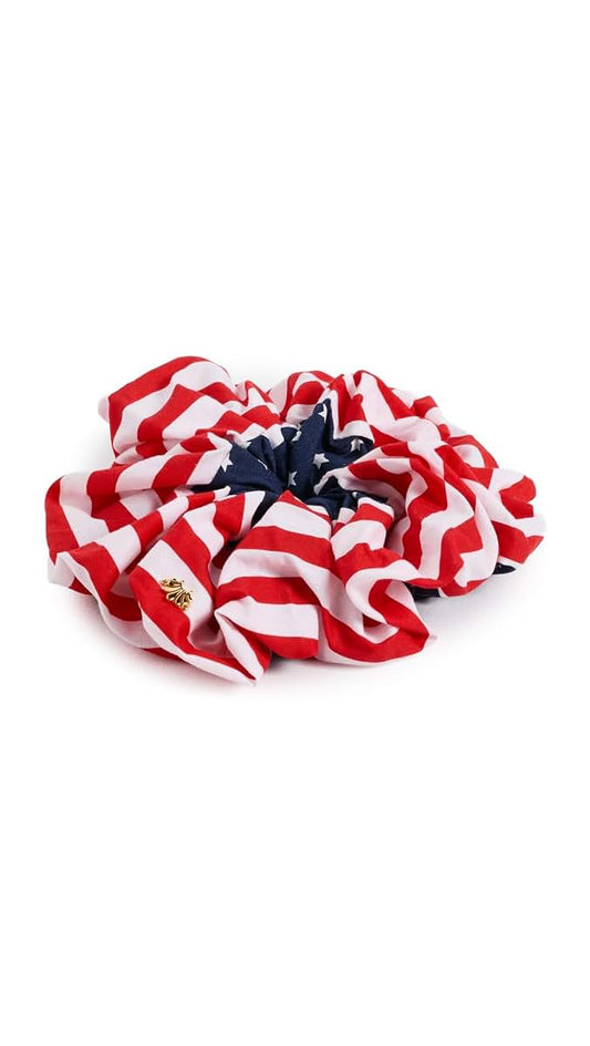 Lele Sadoughi Stars And Stripes Cotton Scrunchie