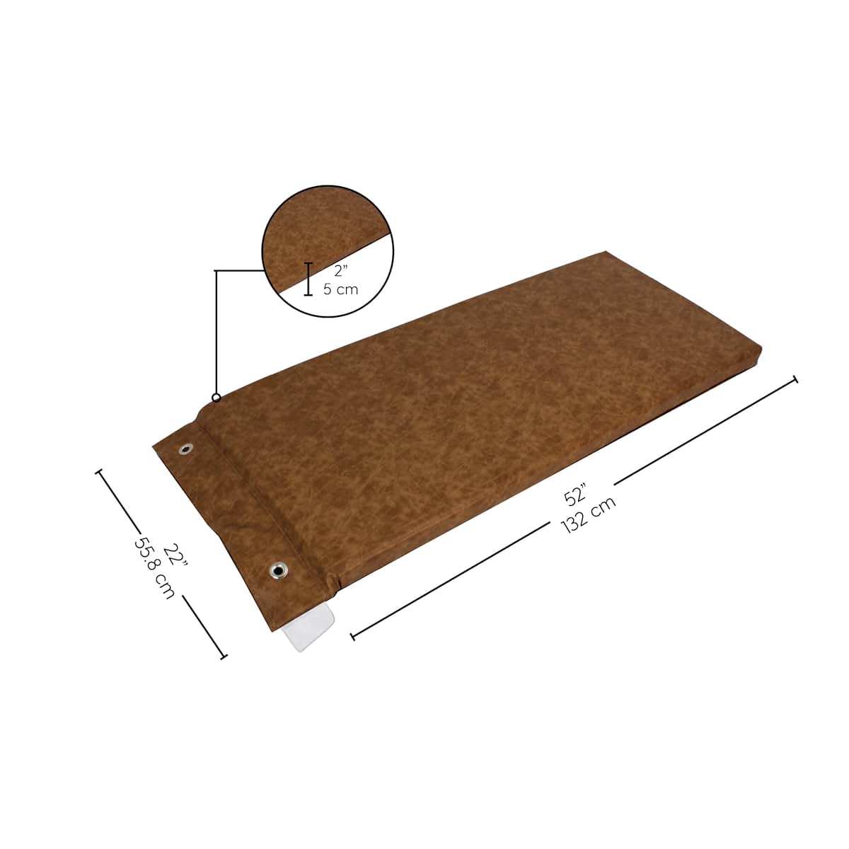 Factory Direct Partners FDP SoftScape Rustic Hanging Rest Mats, 6-Piece - Distressed Assorted (photo 2)