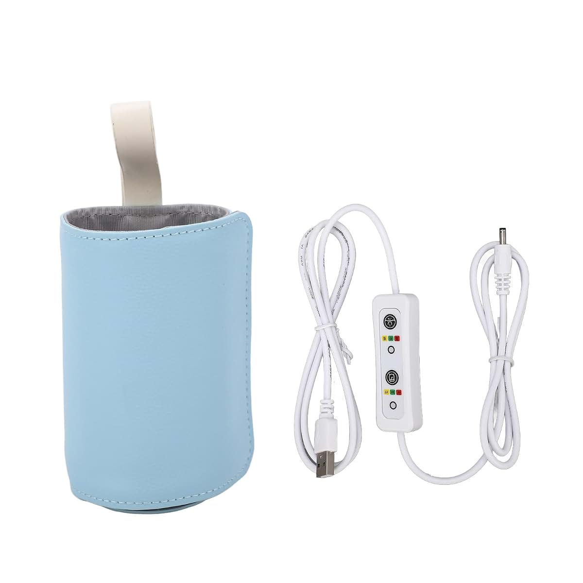 Sunicon Milk Heater, USB Portable Baby Bottle Warmer - Blue