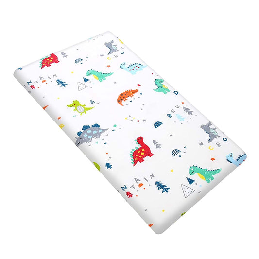 ZYFAB Soft Cotton Fitted Crib Sheet,Nursery Bed Cover for Boys and Girls Toddler Mattress Protector Cover