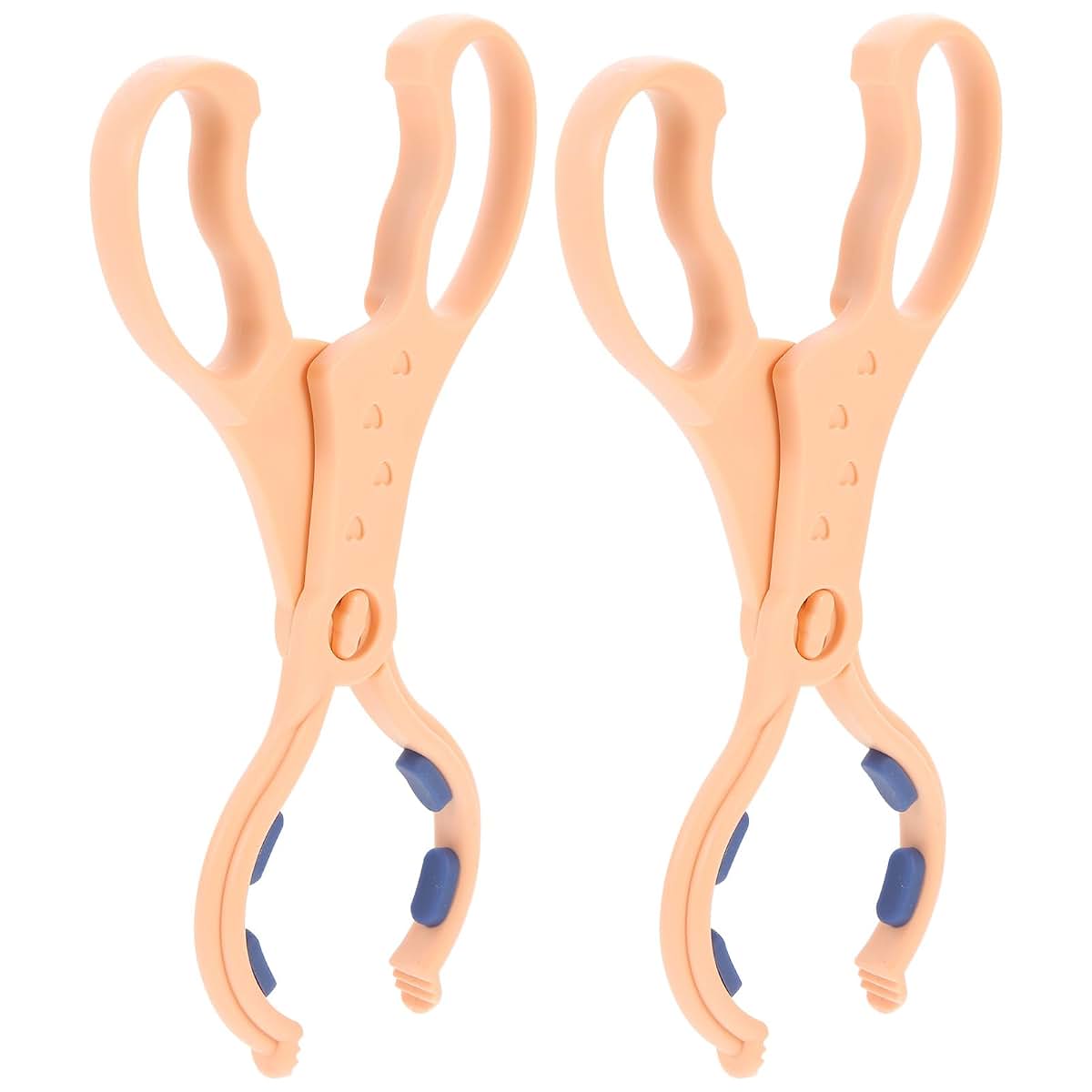 Kisangel 2pcs Bottle Clamp Feeding Bottle Tong Anti-Slip Pink