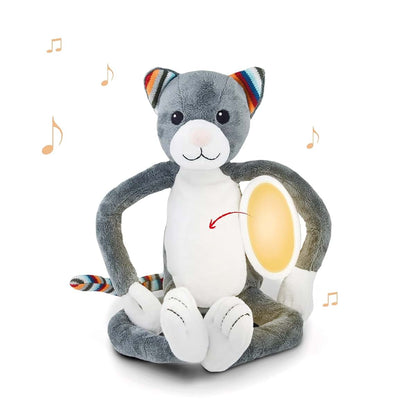 ZAZU Kids Katie The Cat Nightlight Plush Toy with Sound Machine