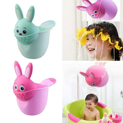 SHITINGRM Baby Bath Waterfall Rinser Kids Shampoo Rinse Cup Cartoon Shower Washing for Head Watering Spoon Bathing Cups (photo 2)