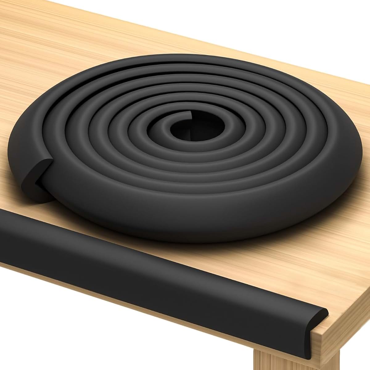 Komfortology Furniture Edge Guards, 8ft, Black