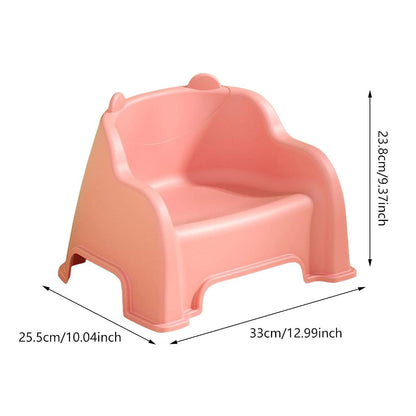 Gralara Small Stool With Backrest In Pink, Multipurpose Step Stool For Kids And Adults (photo 3)