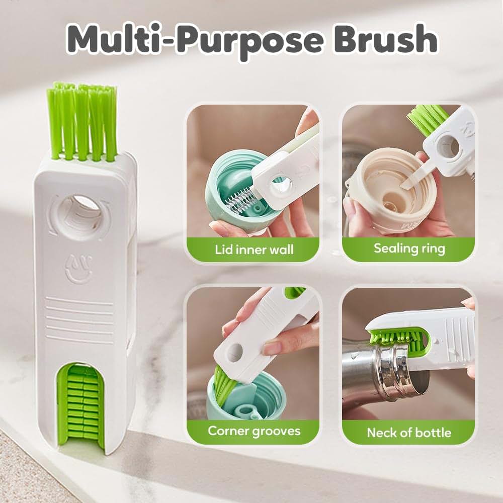 LBZLBZ 4 in 1 Cup Lid Cleaning Brush