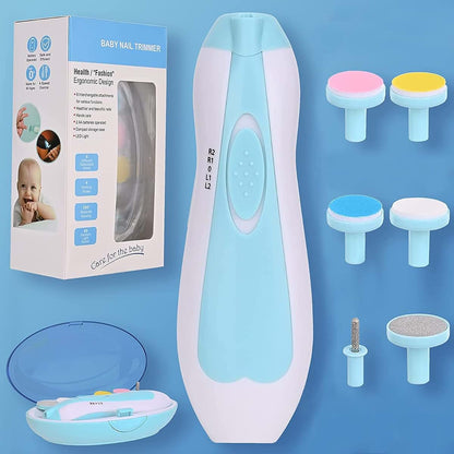BabyOneStop Electric Nail Trimmer Kit With 6 Heads
