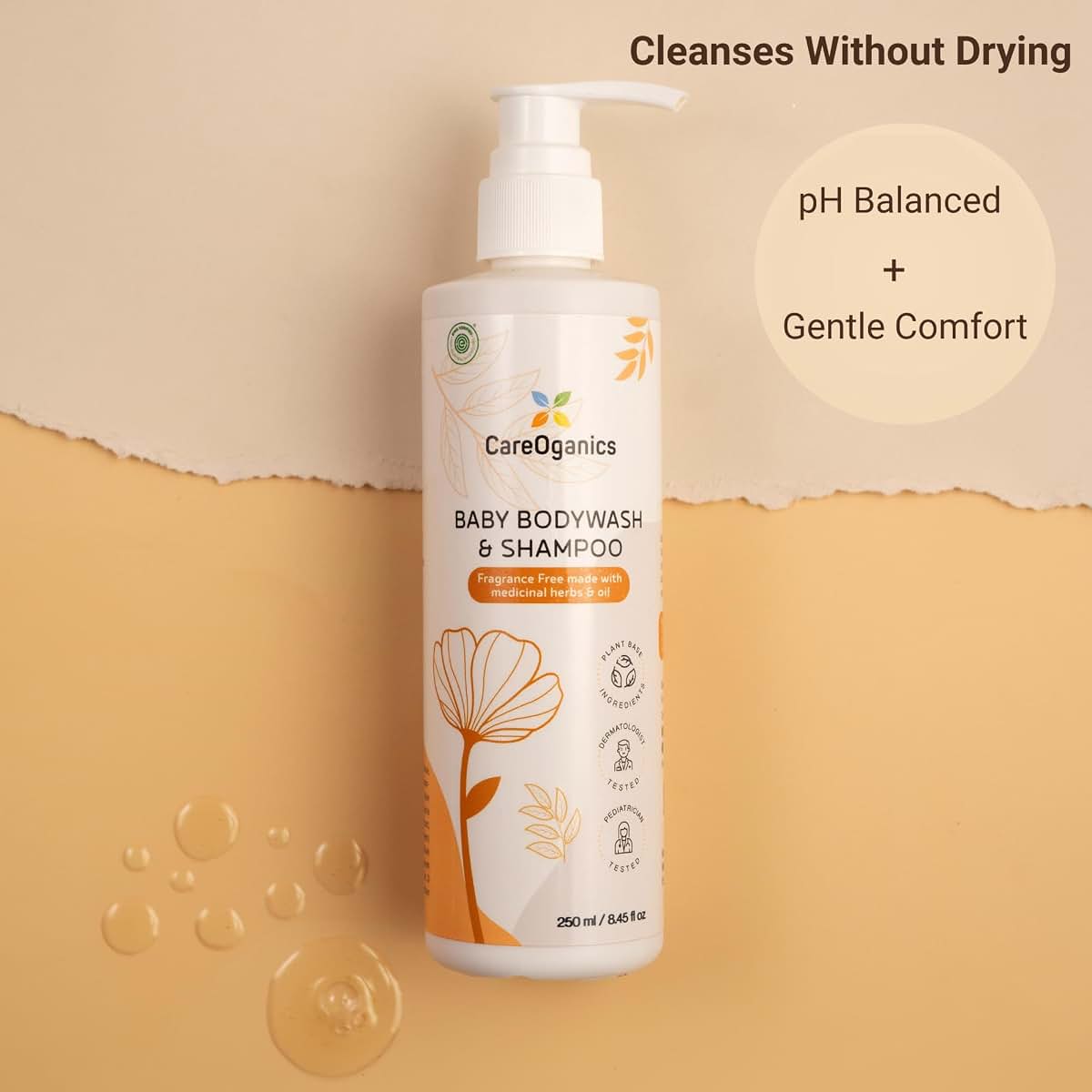 CareOganics Daily Moisture Gentle Bath Wash & Shampoo (photo 4)