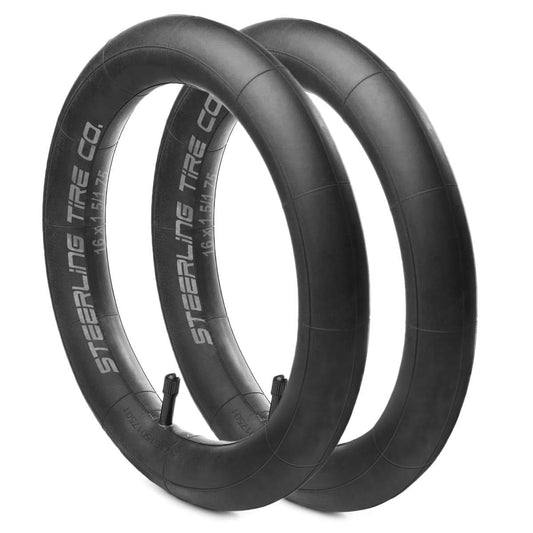 Steerling Tire Co. 16 x 1.5/1.75 Stroller Tire Tube Heavy Duty [2-Pack]