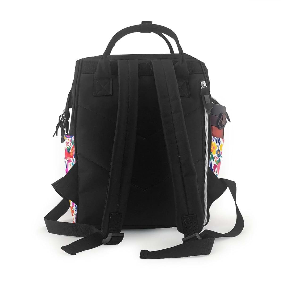Hcbpwvqa Mexican Otomi Animals Print Multifunction Diaper Backpack (photo 3)