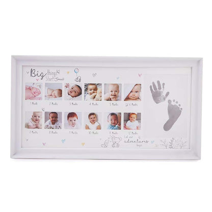 Picture Frame First Year Photo Album Memory Display
