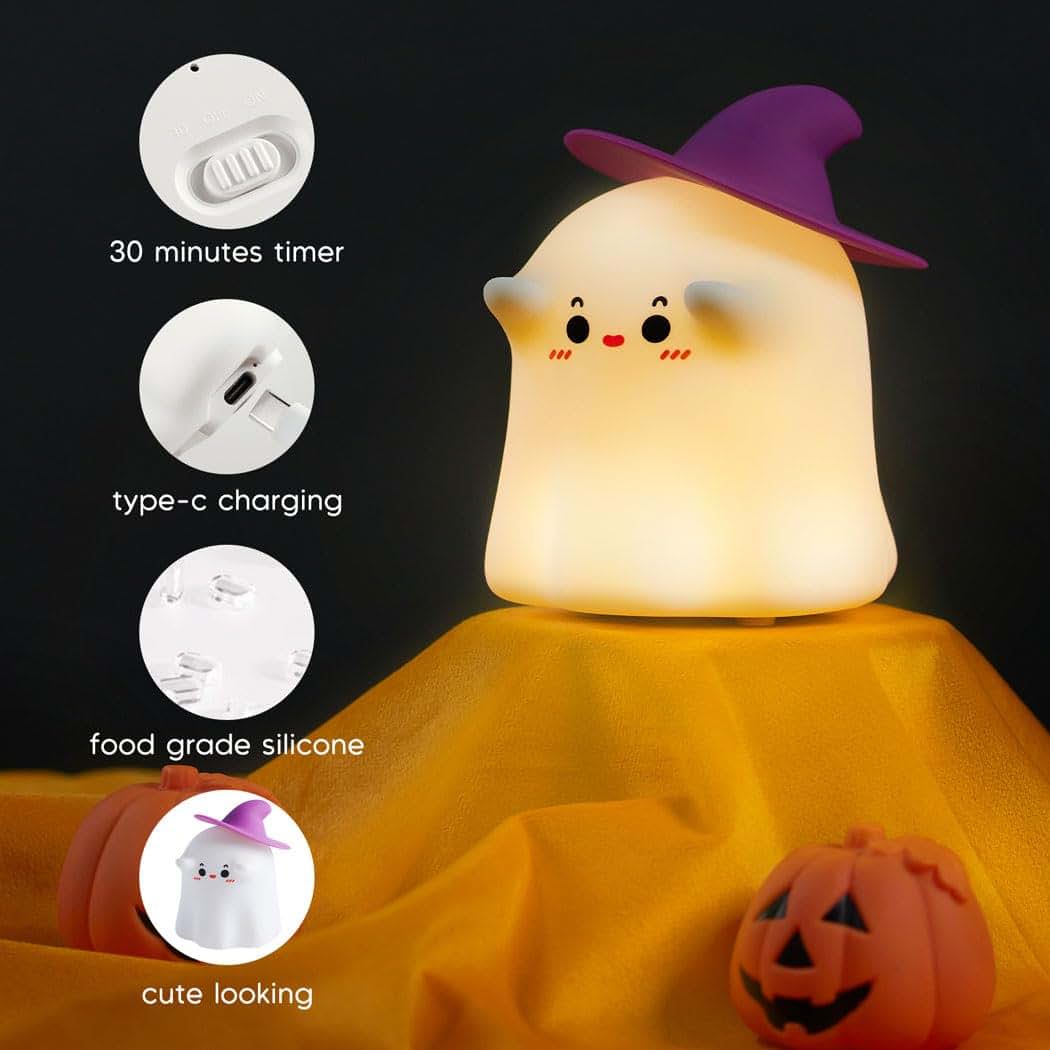 Kincongi Ghost Touch Night Light With 3-Level Brightness (photo 3)