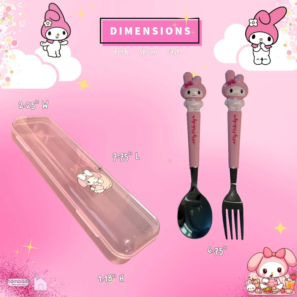 Hombäde Stainless Steel Flatware Set Pink Melody (photo 4)