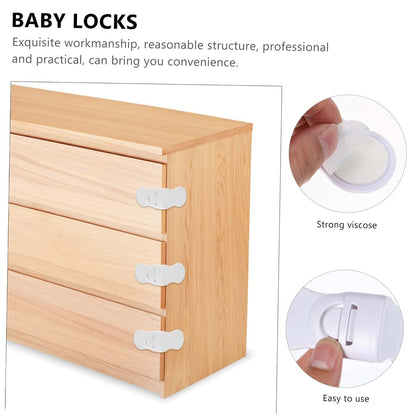 VICASKY Refrigerator Cabinet Lock Baby Proofing Latch