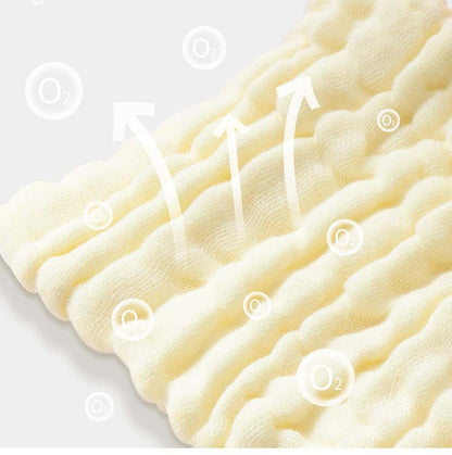 Firstone Baby Muslin Washcloths 10 Pack Cotton Squares (photo 2)