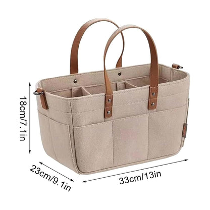 Portable Diaper Caddy Organizer for Nursery and Travel Essentials