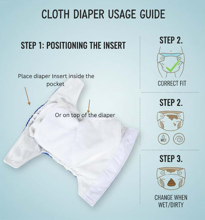 KaWaii Baby 20-Pack Reusable Cloth Diaper Shells One Size Adjustable (photo 2)