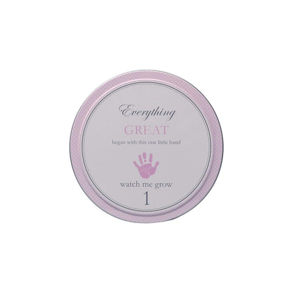 Child to Cherish Handprints Tower of Time Plaster of Paris Kit, Pink (photo 4)