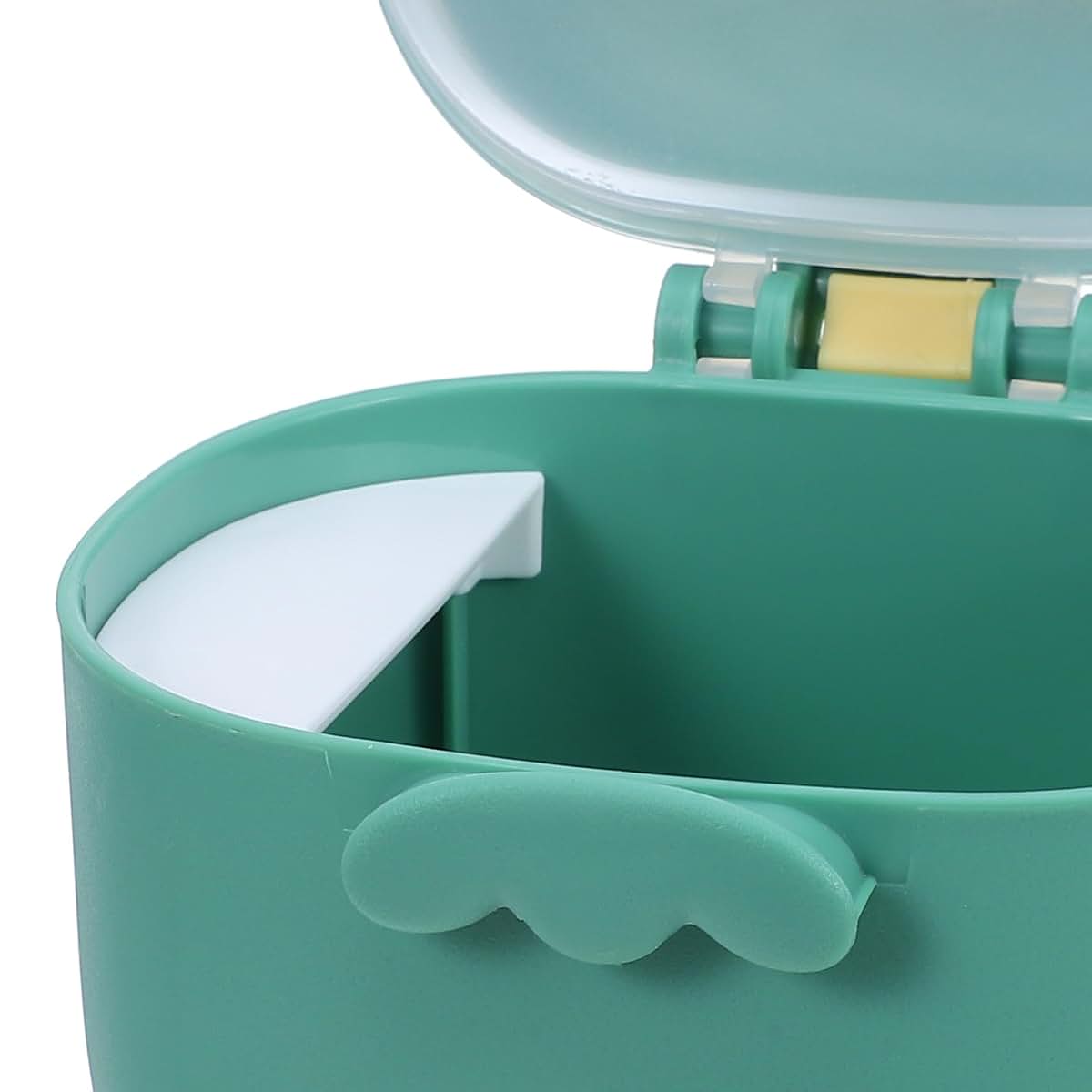 BabyOneStop Green PP Milk Powder Box with Spoon for Travel Formula Storage