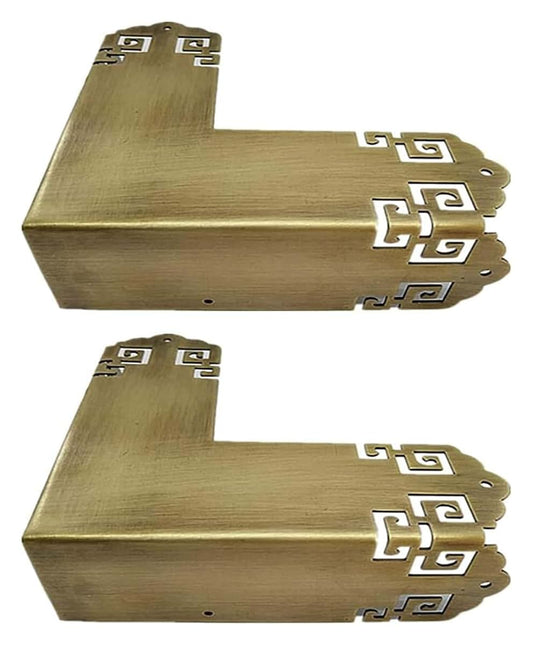 Metal Corner Protectors - Vintage Pure Brass Furniture Fittings