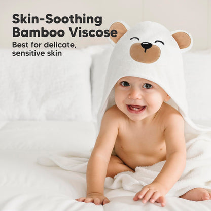 KeaBabies Hooded Towel Bamboo
