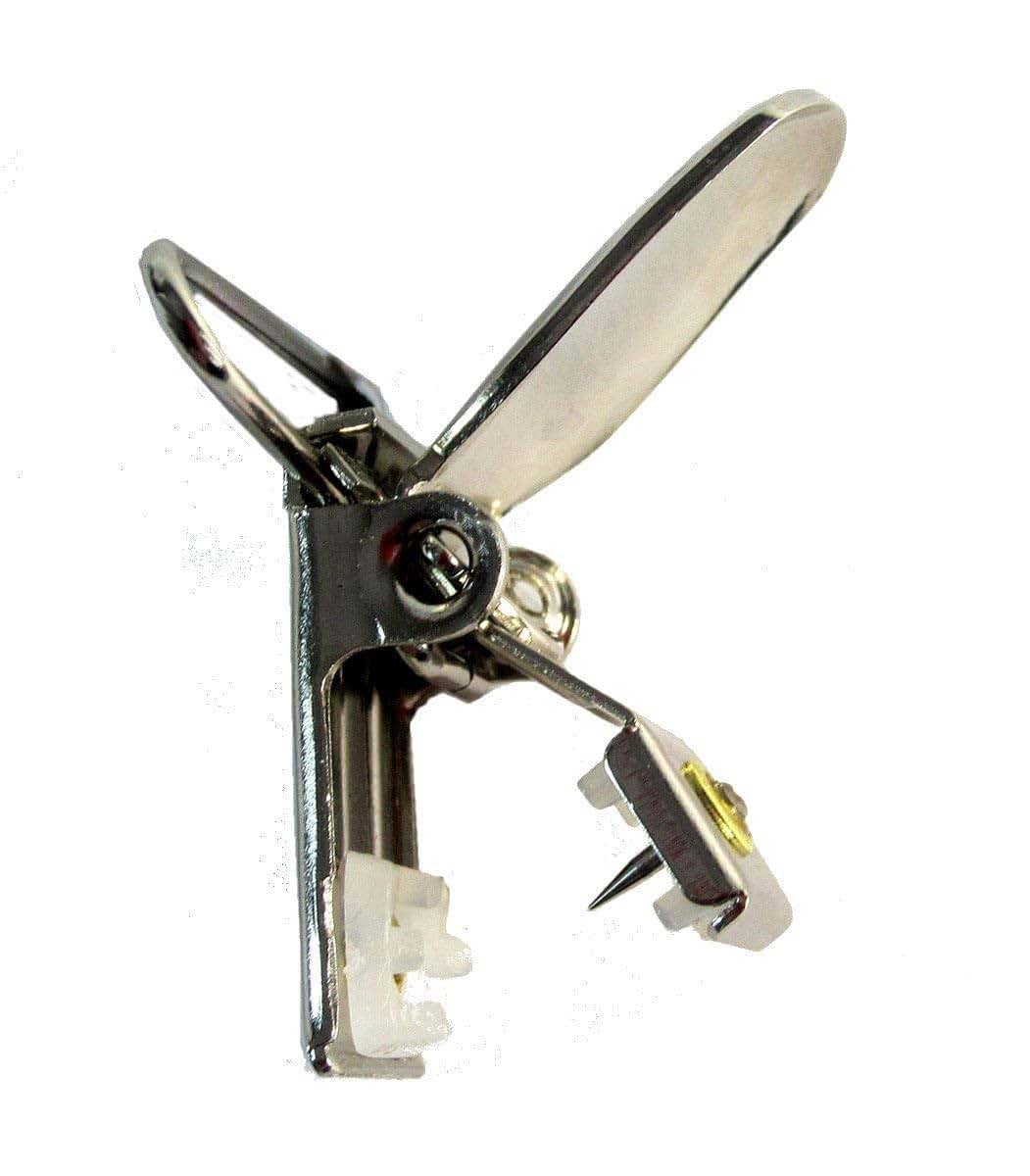 Hold-Up Suspender Co. Silver No-Slip Replacement 1-Inch Suspender Clips (6 Pack)
