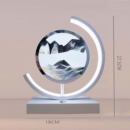 Cordore 3D Moving Sand Art Desk Lamp With Touch Style Control (photo 2)
