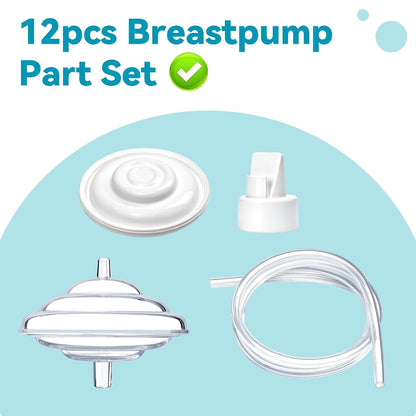 Replacement Breast Pump Parts Kit for Spectra S1, S2, S3, and 9 Plus Pumps
