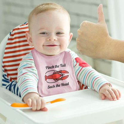 Graphics and More Crawfish Louisiana Saying Baby Bib