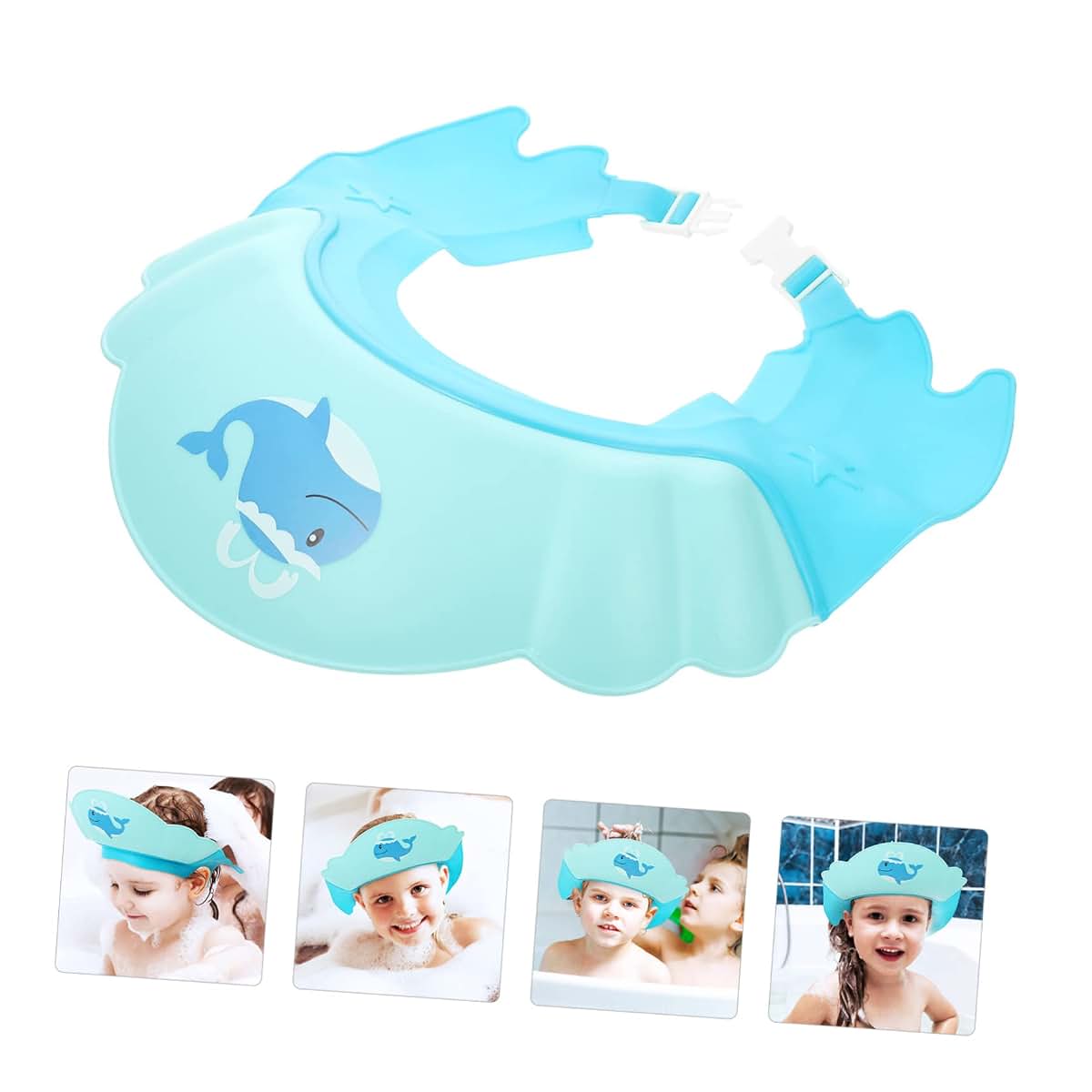 Beatifufu Flexible Baby Bath Hat for Toddler Shower Cap