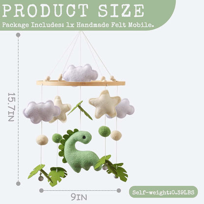 Dinosaur Jungle Crib Mobile for Nursery Decor