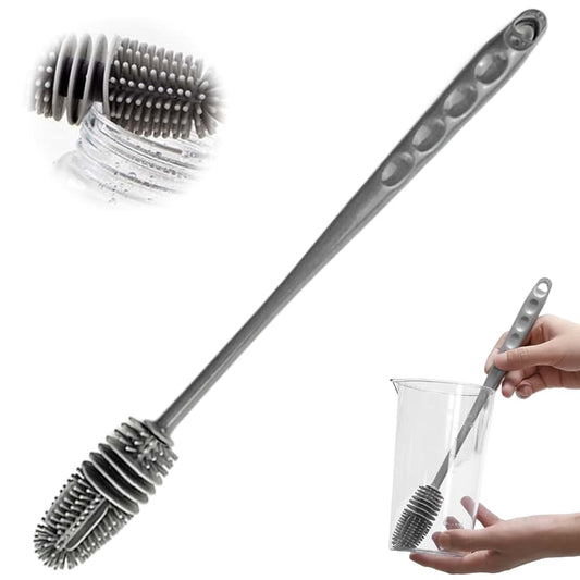 Jeorywoet 11" Silicone Bottle Brush with Long Handle