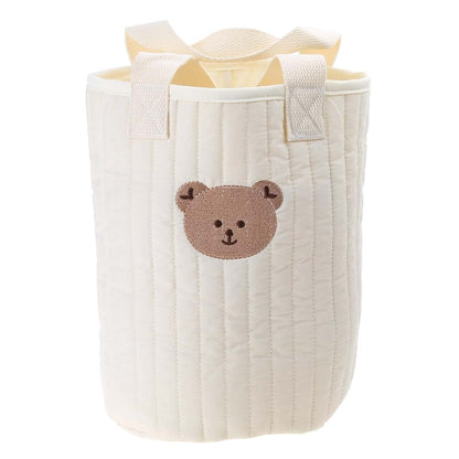 Loxgo Bear Storage Bucket Cotton Nursery Organization Bin