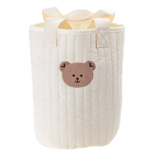 Loxgo Bear Storage Bucket Cotton Nursery Organization Bin