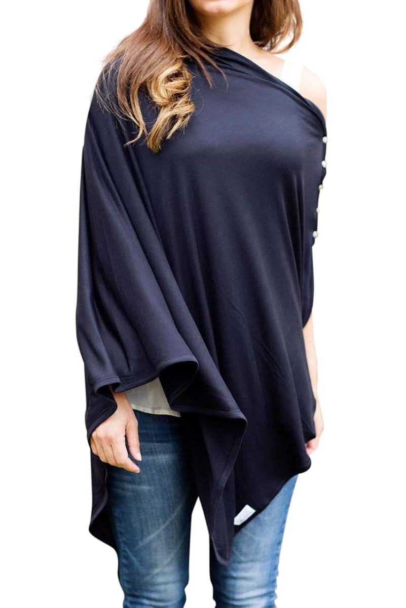 Byrd & Blume Maternity Nursing Cover Wrap With Adjustable Snaps