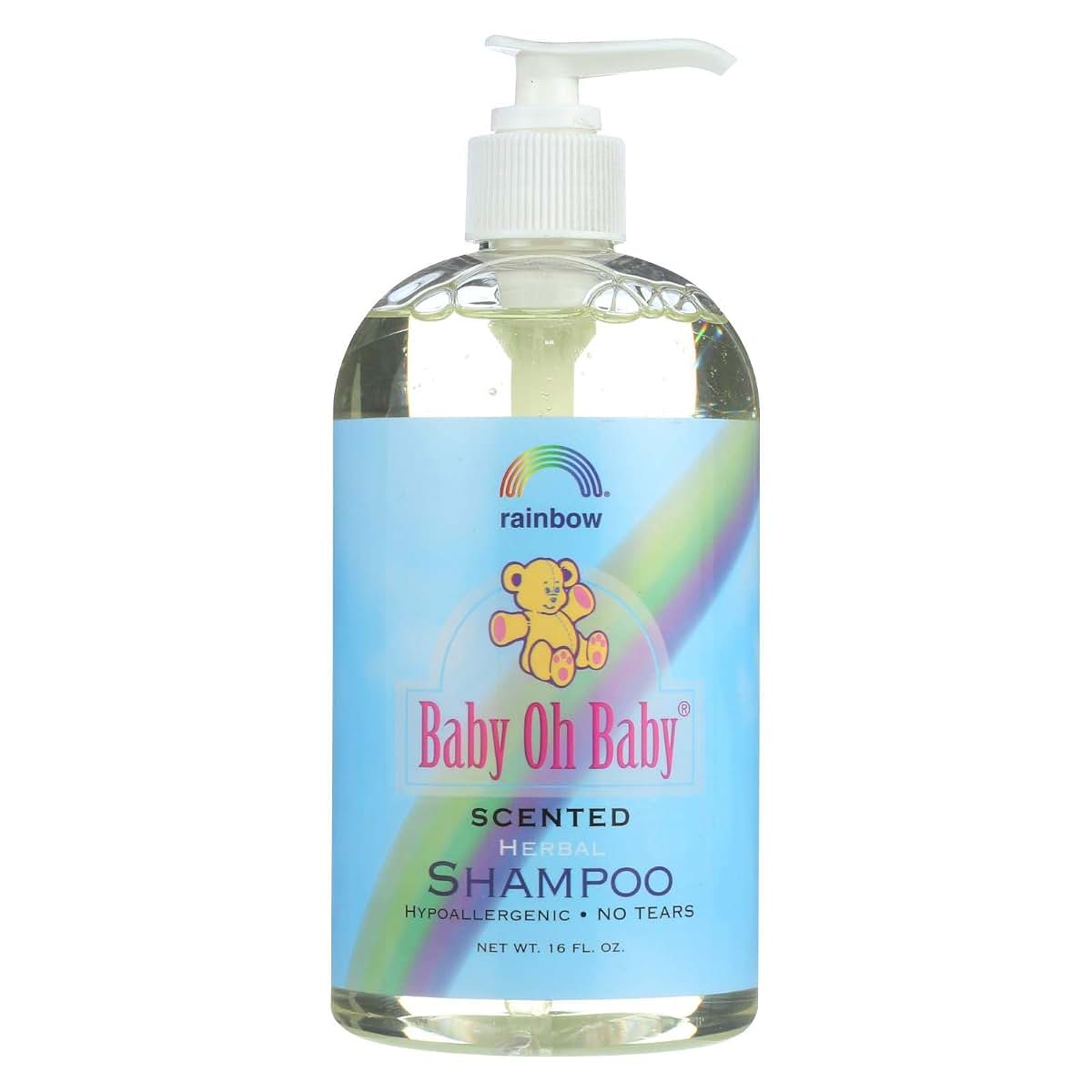 Rainbow Research Baby Oh Baby Organic Herbal Shampoo Scented - 16 Oz, 2 Pack