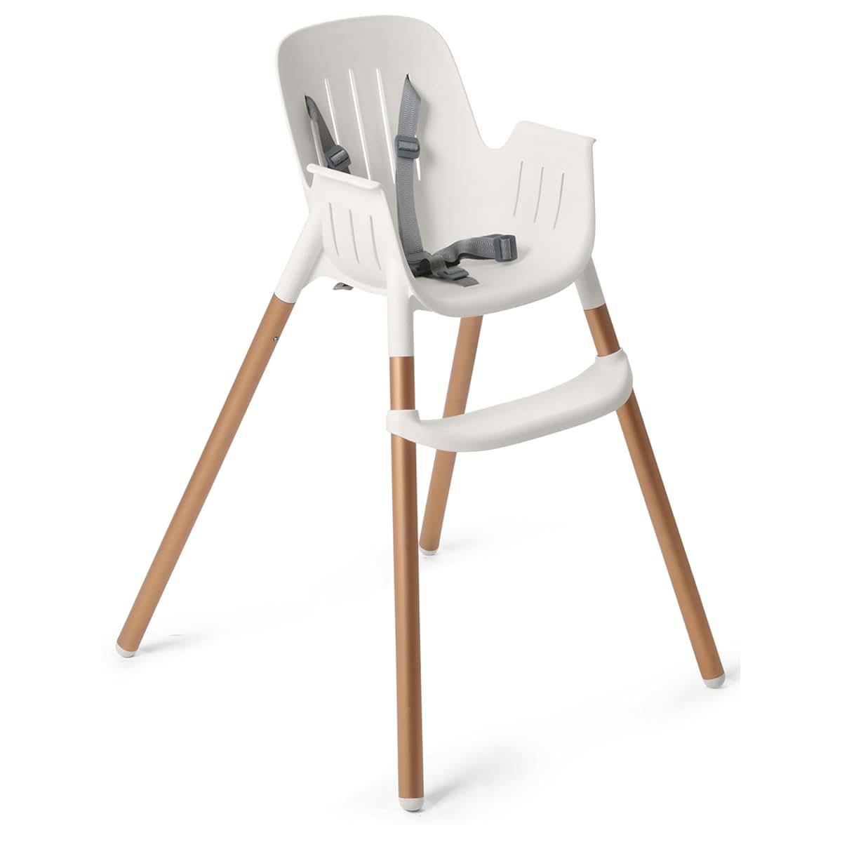 Peg Poke High Chair Polar White Gold Wipeable 6-36 Months