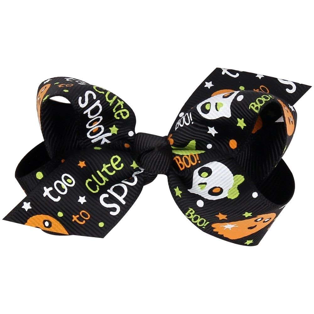 Love Sweety Baby Rose Pumpkin Bow Hair Clips for Infants